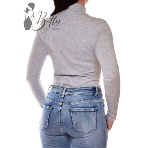 Szürke színű, garbós nyakú felső  S, M, L, XL, 2XL