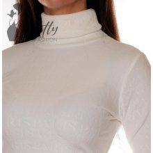 Puha plüss anyagú, garbós felső  XS, S, M, L, XL