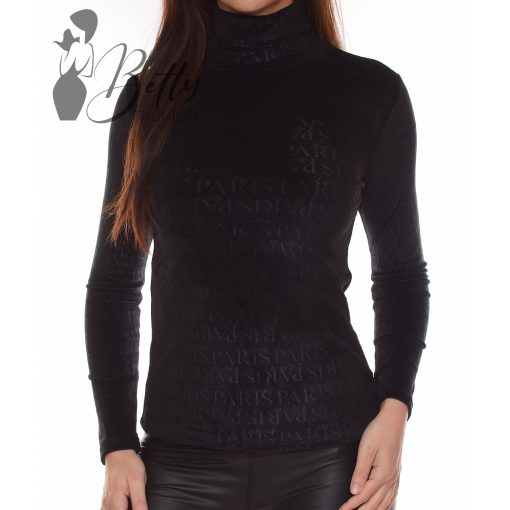 Puha plüss anyagú, garbós felső  XS, S, M, L, XL