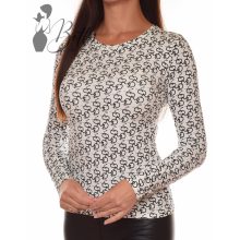 Betűmintás, kerek nyakú felső  S, M, L, XL, 2XL