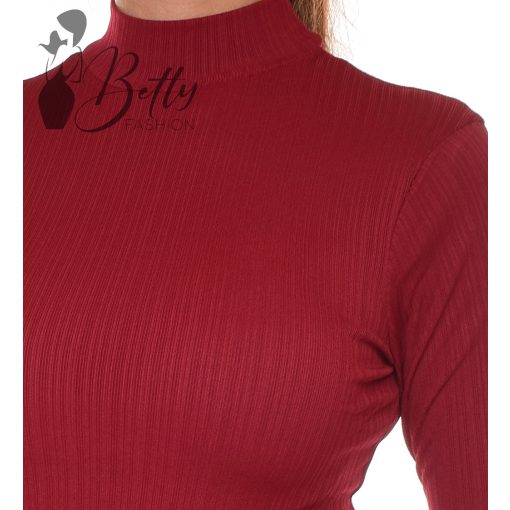 Anyagában csíkozott,  félgarbós nyakú felső  S, M, L, XL, 2XL