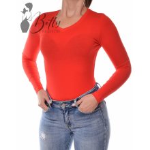 Piros színű, V-nyakú felső  XS, S, M, L, XL