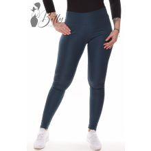 Pávakék színű, selymes anyagú, sportos leggings S, M, L, XL