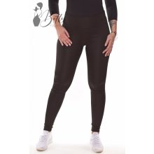 Fekete színű, selymes anyagú, sportos leggings S, M, L, XL