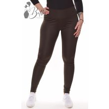 Sötétbarna színű, selymes anyagú, sportos leggings S, M, L, XL