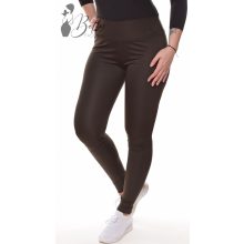 Sötétbarna színű, selymes anyagú, sportos leggings S, M, L, XL