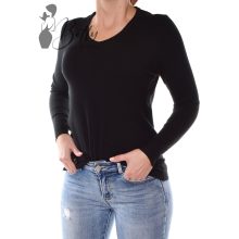 White Top with Jewelry Embellishment S/M