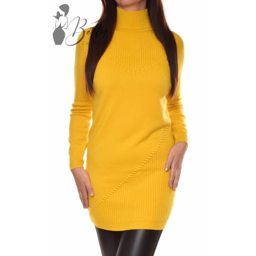 Anyagában mintás kötött tunika M/L, XL/2XL