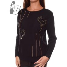 White Top with Jewelry Embellishment S/M