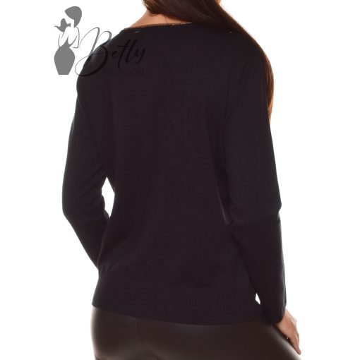 White Top with Jewelry Embellishment S/M