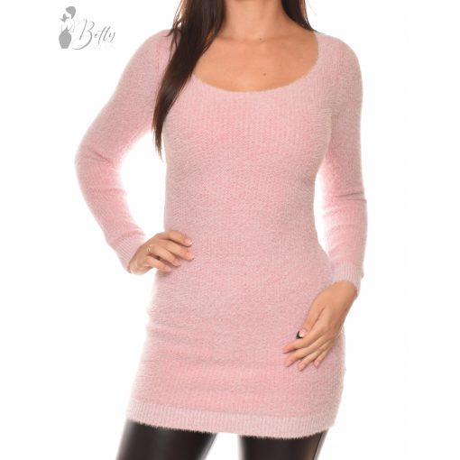 Puha szőrmés, kötött ruha/tunika S/M, L/XL