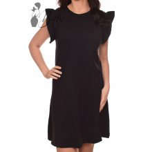 Egyszínű, fodros ujjú ruha S, M, L, XL