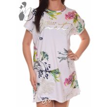 Virágmintás, alul összehúzható, laza ruha L-XL