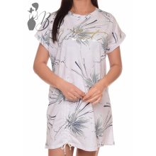 Virágmintás, alul összehúzható, laza ruha L-XL