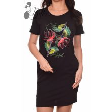 Virágmintás, zsebes ruha S/M, L/XL