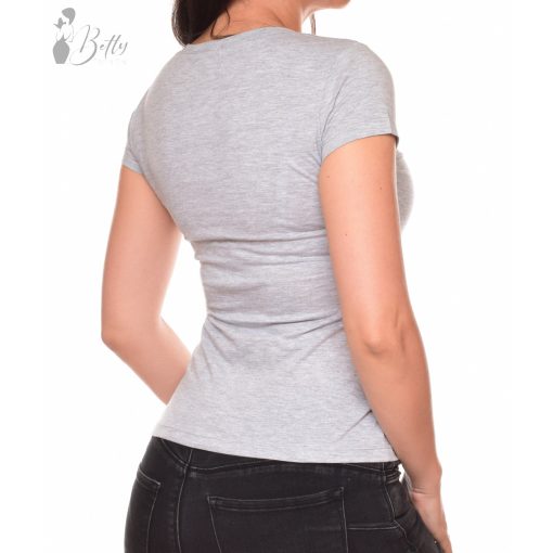 Szürke színű, mellnél gombos felső S, M, L, XL 