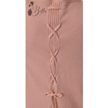 Hátán fűződíszes, aszimmetrikus aljú tunika S/M, L/XL