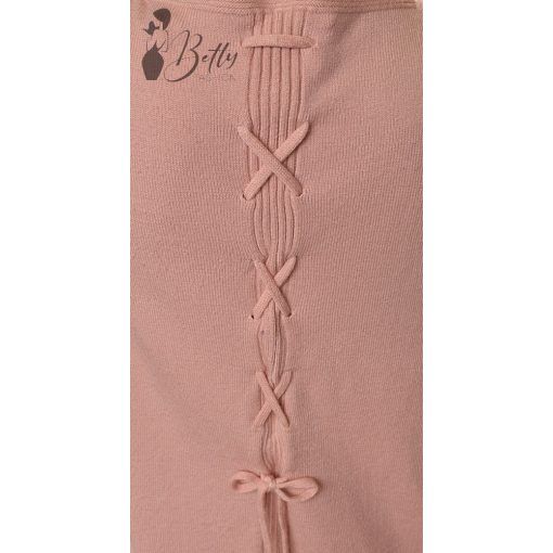 Hátán fűződíszes, aszimmetrikus aljú tunika S/M, L/XL