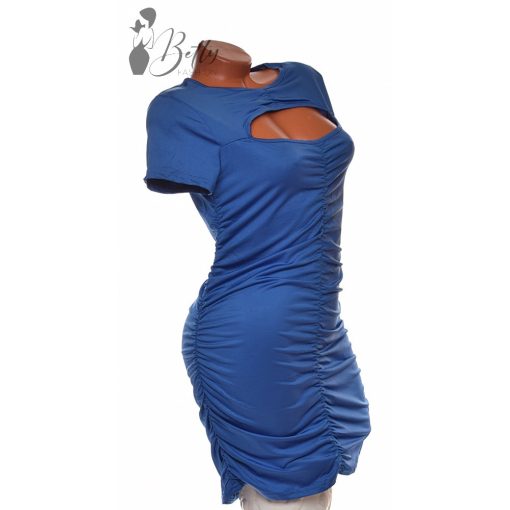 Mellnél nyitott ráncolt fazonú tunika S/M, L/XL