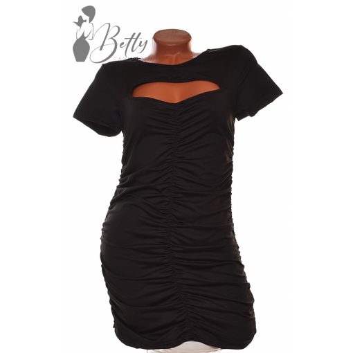 Mellnél nyitott ráncolt fazonú tunika S/M, L/XL