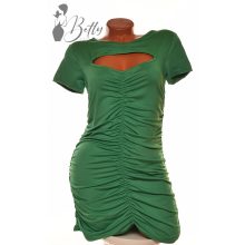 Mellnél nyitott ráncolt fazonú tunika S/M, L/XL