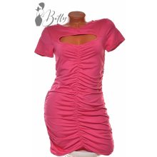 Mellnél nyitott ráncolt fazonú tunika S/M, L/XL