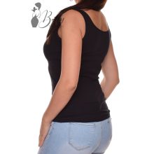 Fekete színű pamut atléta XS, S, M, L, XL, 2XL