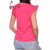 Pink színű, madeirás és fodros ujjú felső S, M, L, XL 