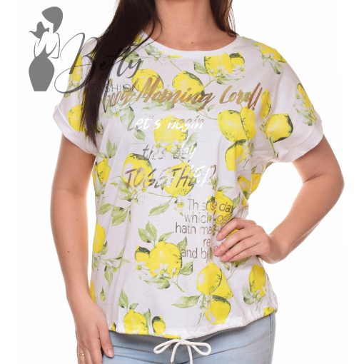 White Top with Jewelry Embellishment S/M