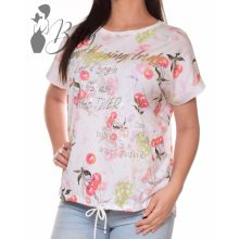 White Top with Jewelry Embellishment S/M