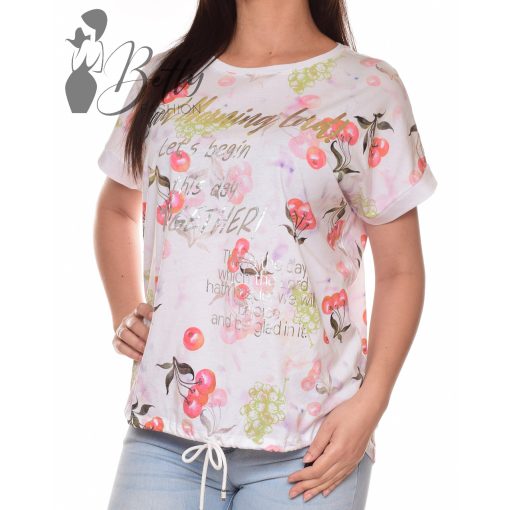 White Top with Jewelry Embellishment S/M