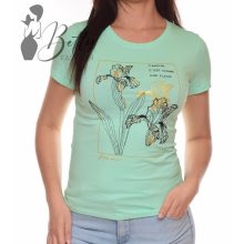 Virágmintás és feliratos felső S, M, L, XL