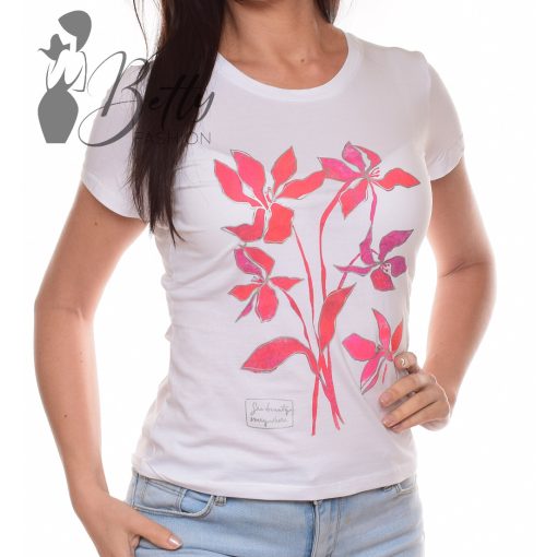 White Top with Jewelry Embellishment S/M