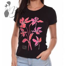 Virágmintás, rövid ujjú pamut felső S, M, L, XL