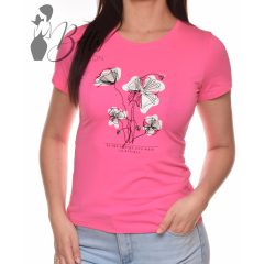 Virágmintás és feliratos felső S, M, L, XL