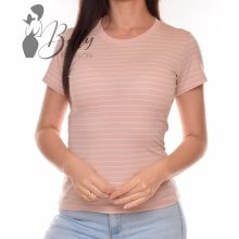 Csíkos, rövid ujjú pamut felső S, M, L, XL