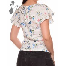 White Top with Jewelry Embellishment S/M