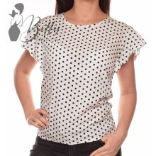 White Top with Jewelry Embellishment S/M