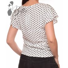 White Top with Jewelry Embellishment S/M