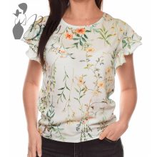 White Top with Jewelry Embellishment S/M