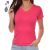 Pink színű, V-nyakú pamut felső S, M, L, XL 