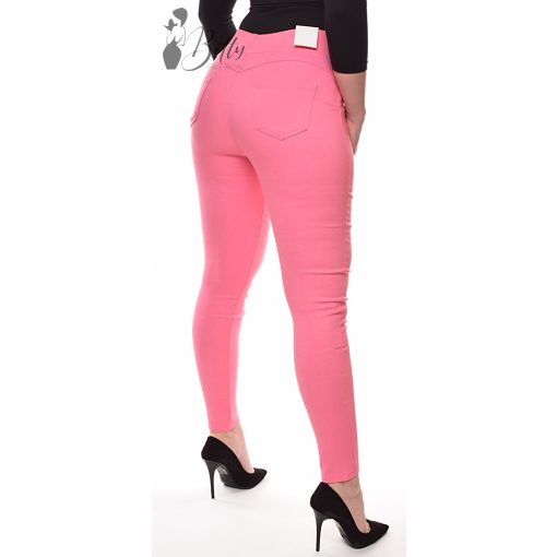 Rózsaszín színű, gumis derekú, push-up nadrág XS/S, S/M, M/L, L/XL, XL/2XL