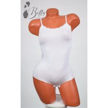 Mellnél csipkeszegélyes body S/M, L/XL