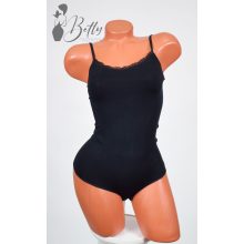 Mellnél csipkeszegélyes body S/M, L/XL