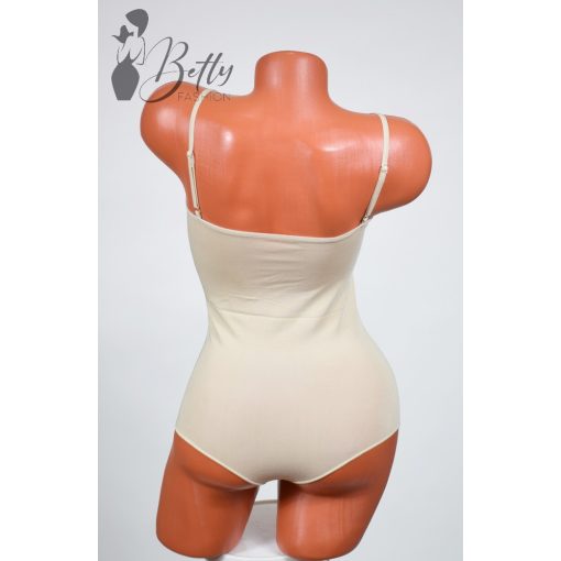 Mellnél csipkeszegélyes body S/M, L/XL