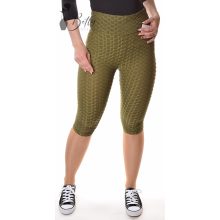 Popsi kiemelős, anyagában mintás térdleggings S/M 