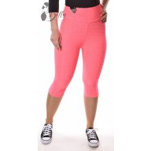 Popsi kiemelős, anyagában mintás térdleggings S/M 