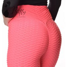 Popsi kiemelős, anyagában mintás térdleggings S/M 