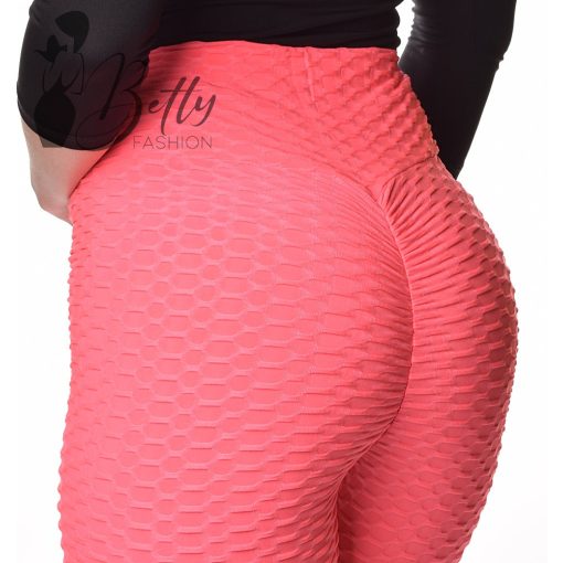 Popsi kiemelős, anyagában mintás térdleggings S/M 