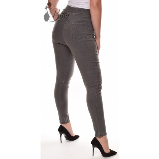 Farmer hatású, gumis derekú nadrág S/M, L/XL